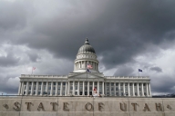 The Utah state capitol building